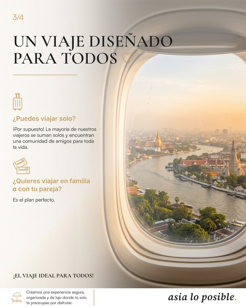 Un viaje diseñado para todos